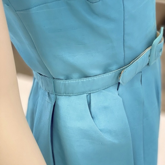 πIncredible Aqua Vintage MadMen Sheath Wiggle Dressπ - Picture 8 of 11